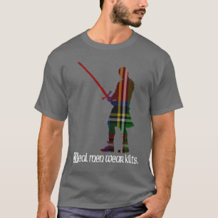 Real Men Wear Kilts Royal Stewart Scottish Tartan T-Shirt