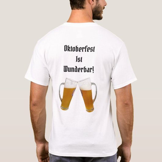 Real Men Wear Lederhosen T-Shirt (Rückseite)
