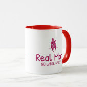 Real Mom No Label Needed Adoptive Mom  Tasse (VorderseiteRechts)