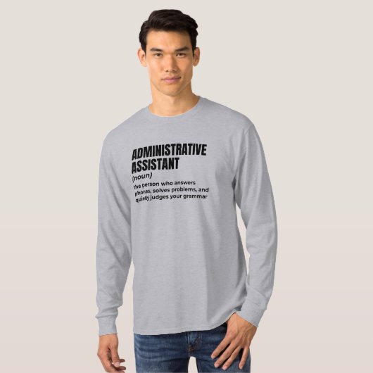 Real Office Boss Admin T-Shirt (Vorne ganz)