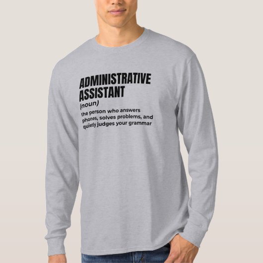 Real Office Boss Admin T-Shirt (Vorderseite)