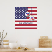 Real Patriots Vote Poster (Küche)