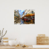 Real Portugal - Lissabon Straße Poster (Küche)