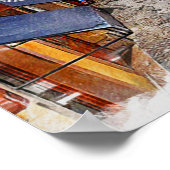 Real Portugal - Lissabon Straße Poster (Ecke)