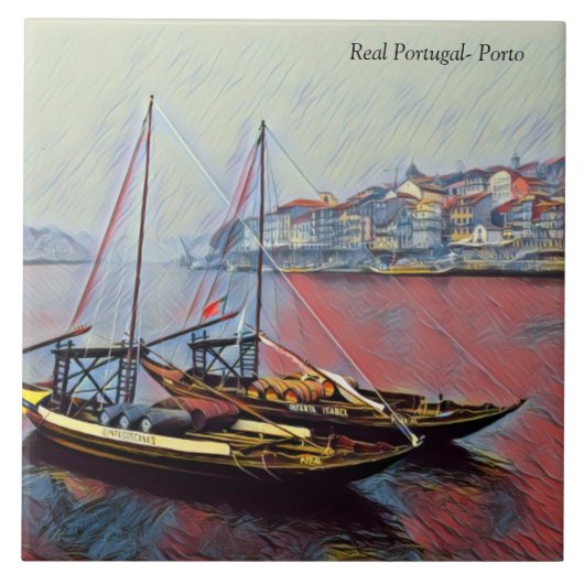 Real Portugal-Porto Fliese (Vorderseite)