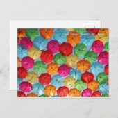 Real Portugal - Umbrella Sky - Agueda Postkarte (Vorne/Hinten)