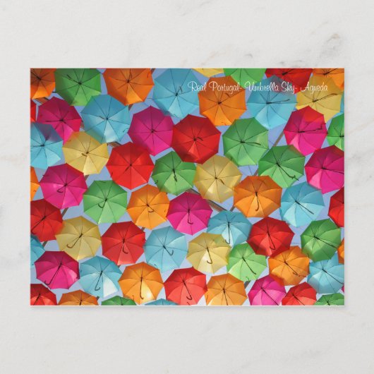 Real Portugal - Umbrella Sky - Agueda Postkarte (Vorderseite)
