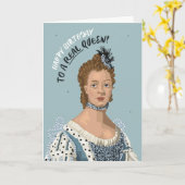 Real Queen Charlotte Birthday Karte (Gelbe Blume)
