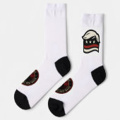 Real Red Wave™ Patriotic Crew Socks Socken (Linkes Detail)