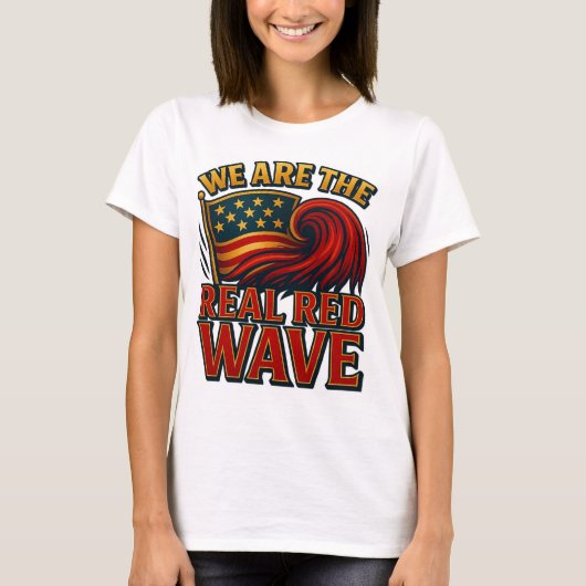 Real Red Wave™ Women's T-Shirt (Vorderseite)