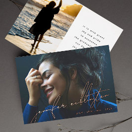 Real Rose Gold bearbeitbare Fotovorlage Abschluss Folieneinladung