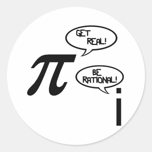 Real Runder Aufkleber (Vorderseite)