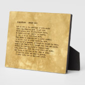 Real Schreibwriter Shakespeare Sonnet 116 (CXVI) Fotoplatte (Seite)