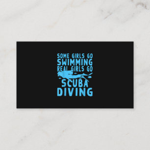 Real Scuba Diving Girls einiges schwimmen Visitenkarte