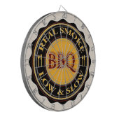 „Real Smoke BBQ“ Dart-Scheibe Dartscheibe (Vorderseite Links)