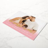 Real Snuggle Foil Fun Baby Birth Ankündigung (Gedreht)