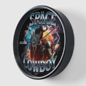 Real Space Cowboy im Weltraum Uhr (Winkel)