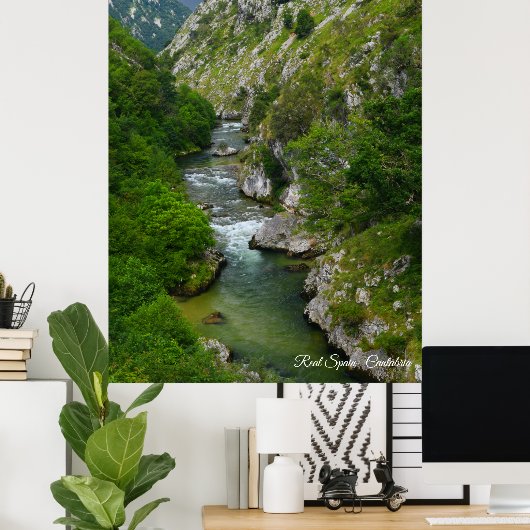 Real Spain Cantabria Poster (Heimbüro)