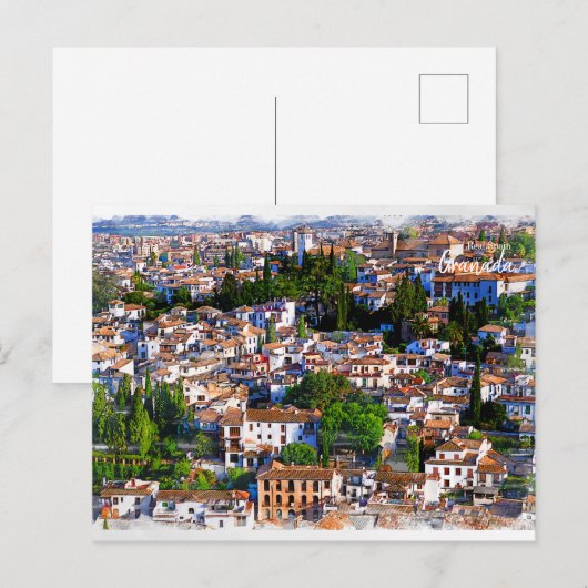 Real Spanien - Granada Postkarte (Vorne/Hinten)