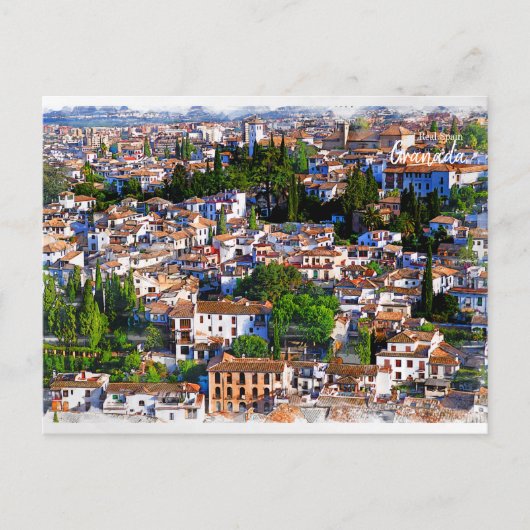 Real Spanien - Granada Postkarte (Vorderseite)