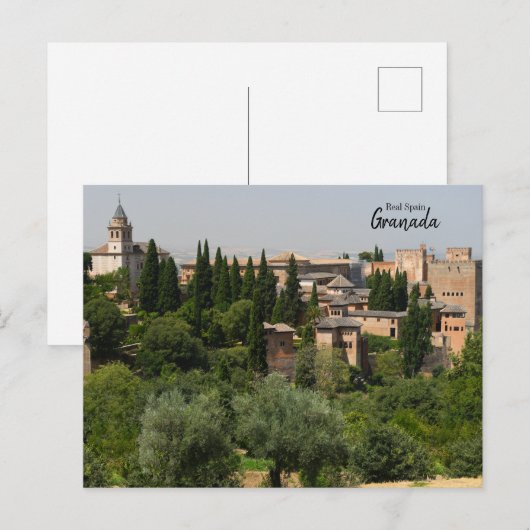 Real Spanien - Granada Postkarte (Vorne/Hinten)