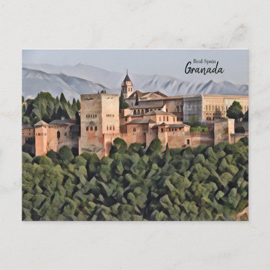 Real Spanien - Granada Postkarte (Vorderseite)