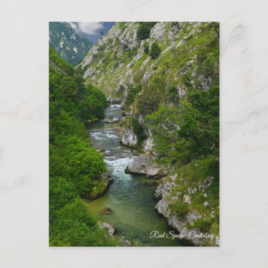 Real Spanien - Kantabrien Postkarte (Vorderseite)