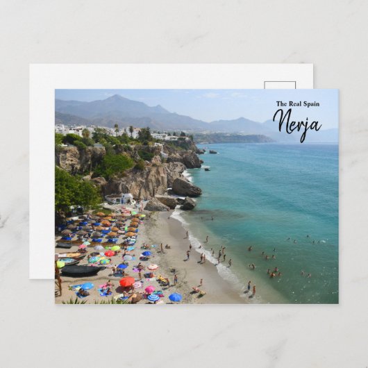 Real Spanien-Nerja Postkarte (Vorne/Hinten)