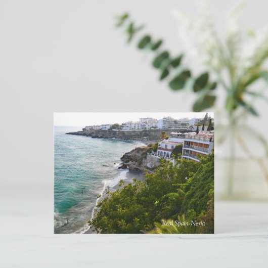 Real Spanien-Nerja Postkarte (Stehend Vorderseite)