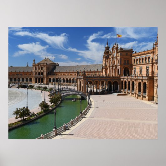 Real Spanien - Plaza de Sevilla - Sevilla Poster (Vorne)