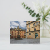 Real Spanien - Santiago De Compostela Postkarte (Stehend Vorderseite)