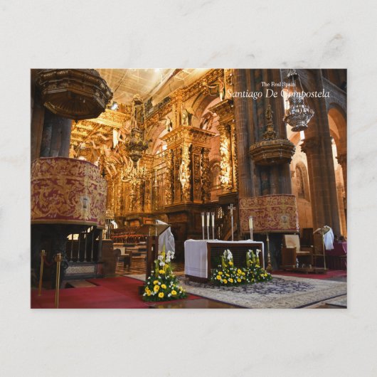 Real Spanien - Santiago De Compostela Postkarte (Vorderseite)