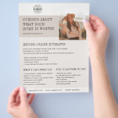 Real Staat Business Zuhause Valuation Brown Flyer (Hand)