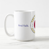 Real Talk. Real Kindness. Kaffeetasse (Links)