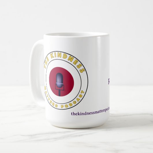 Real Talk. Real Kindness Mug Kaffeetasse (Vorderseite Links)