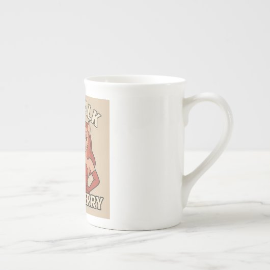 Real Talk with Tom and Sherry Cartoon Mug Porzellantasse (Rechts)