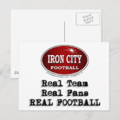 Real Team, Real Fans... Postkarte (Vorne/Hinten)