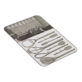 Real Tennis und der Bau von Schlägern aus Magnet (Rechte Seite)