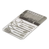 Real Tennis und der Bau von Schlägern aus Magnet (Linke Seite)