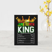 Real Thing Juneteenth Karte (Gelbe Blume)