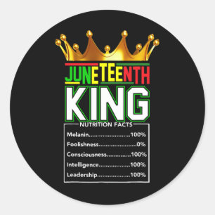 Real Thing Juneteenth Runder Aufkleber