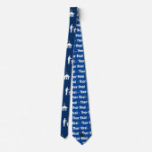 REAL-THOR BLUE NECK TIE KRAWATTE (Rückseite)
