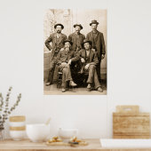 REAL TOUGH MÄNNER DES ALTEN WESTS POSTER (Küche)