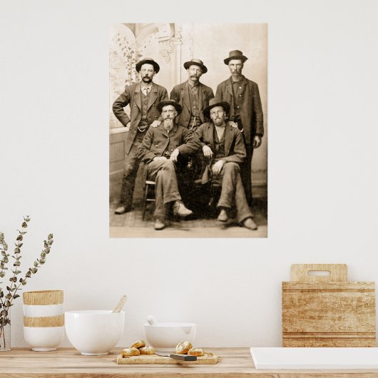 REAL TOUGH MÄNNER DES ALTEN WESTS POSTER (Küche)