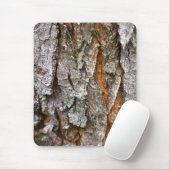 Real Tree Bark Texture Mousepad (Mit Mouse)