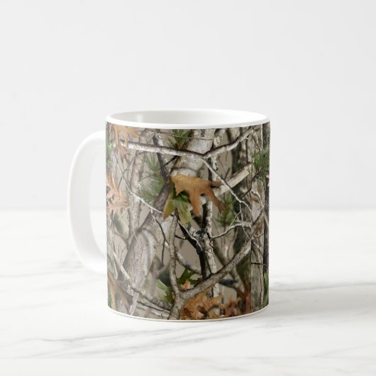 Real Tree Camo Design Kaffeetasse (Vorderseite Links)