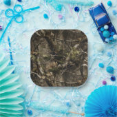 Real Tree Camouflage Paper-Teller Pappteller (Party)