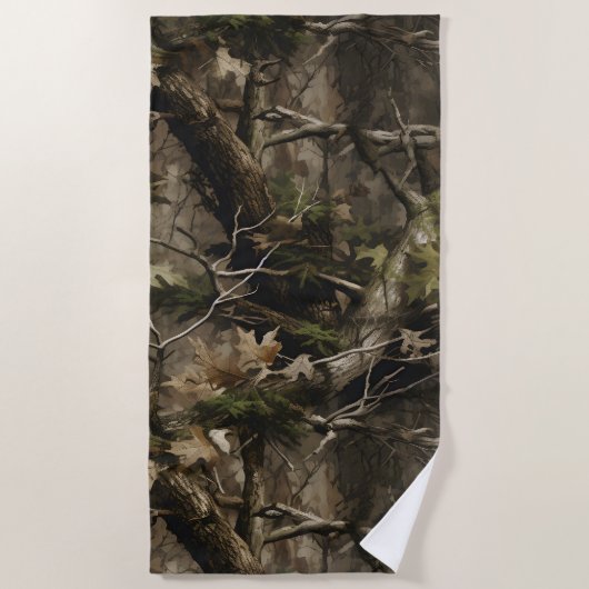 Real Tree Camouflage Strandtuch (Vorderseite)