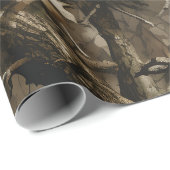 Real Tree Camouflage Wrapping Paper Geschenkpapier (Rolleneckpunkt)