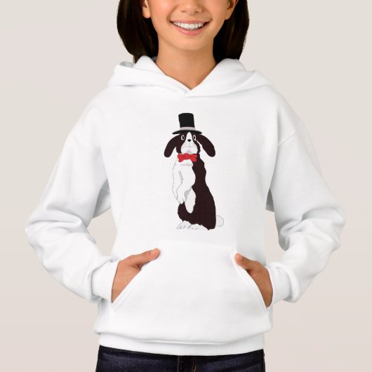 Real Tuxedo Bunny Hoodie (Vorderseite)